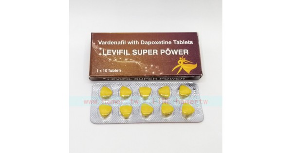 超級艾力達雙效片 Levifil Super Power 強力助勃增硬+有效延時持久